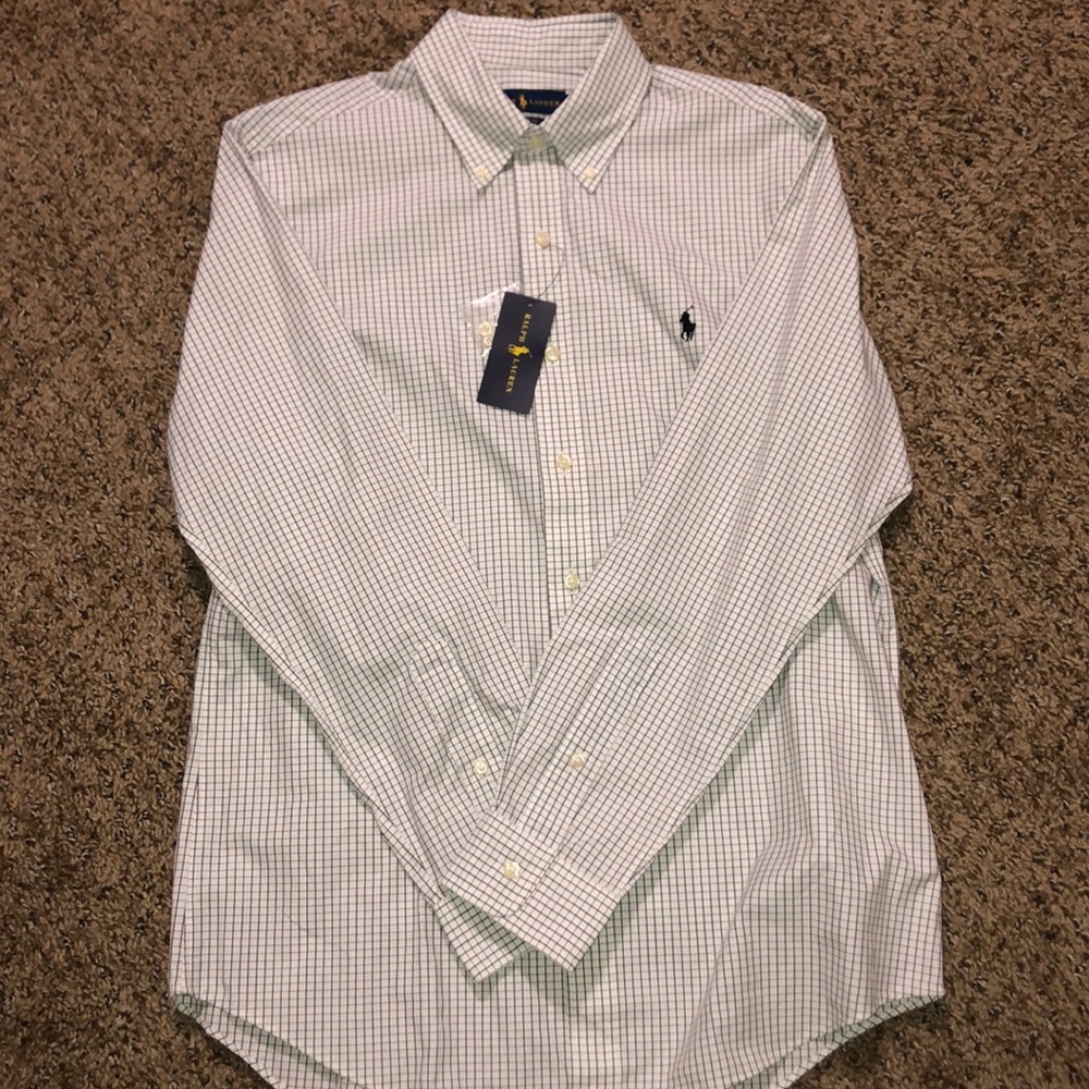 NWT Checkered Polo